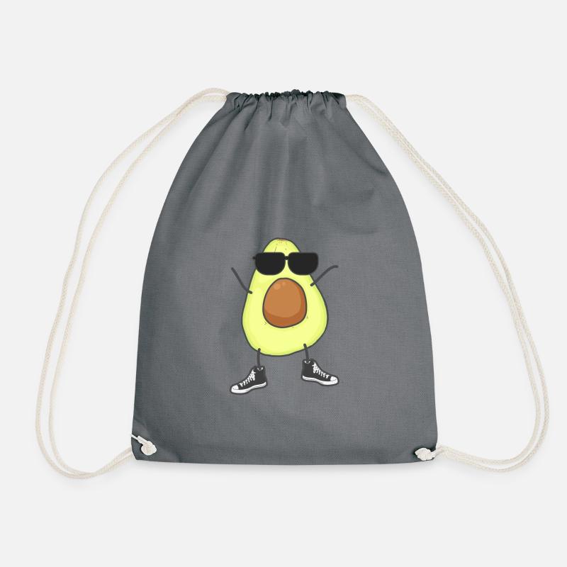 Avocado - Turnbeutel - Grau