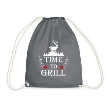 Time to Grills Grillmeister Cadeau - Sac de sport léger - gris - Devant