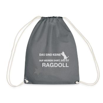 Ragdoll Glitzer - Turnbeutel - Grau - Vorne