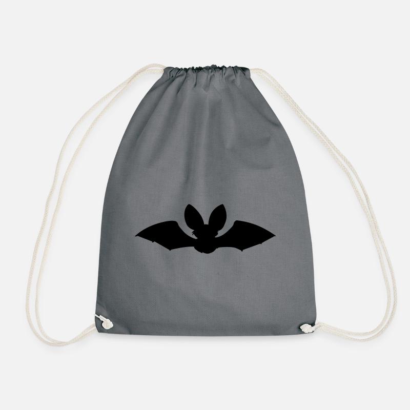 Girly Bat - Turnbeutel - Grau