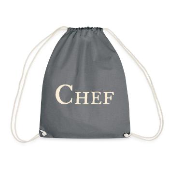 Chef - Turnbeutel - Grau - Vorne
