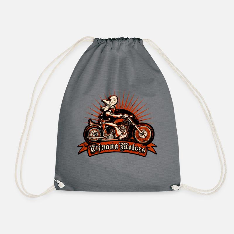 Mexico Biker - Turnbeutel - Grau