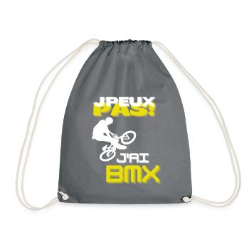 J'peux pas j'ai BMX - Sac de sport léger - gris - Devant