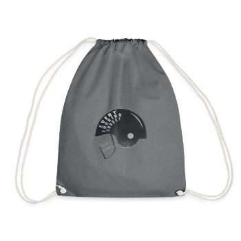 Casque de football américain tous les dimanche - Sac de sport léger - gris - Devant