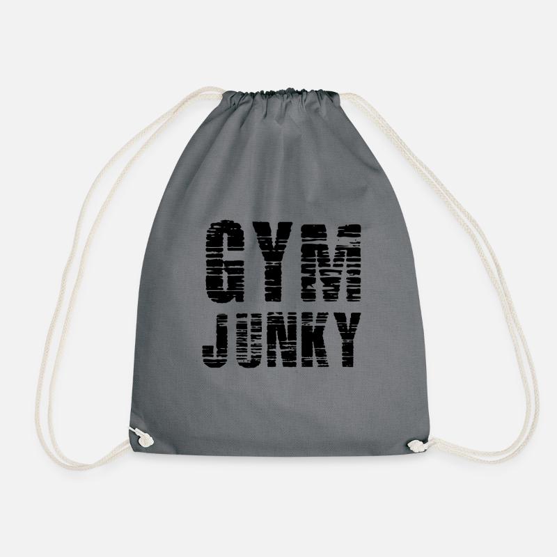 GYM Junky - Turnbeutel - Grau