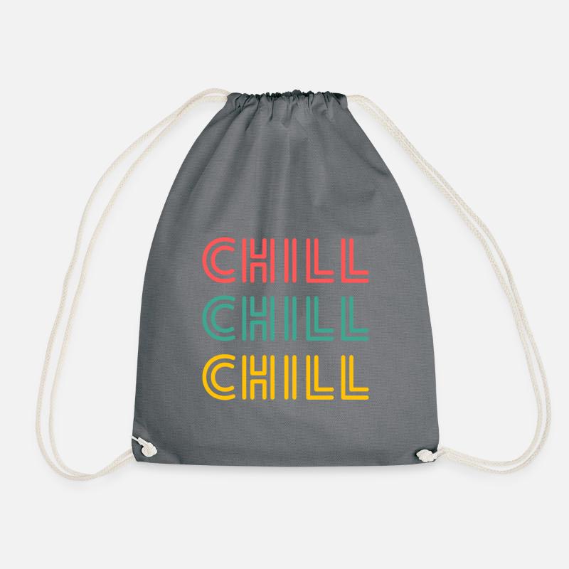 CHILL CHILL CHILL - Turnbeutel - Grau