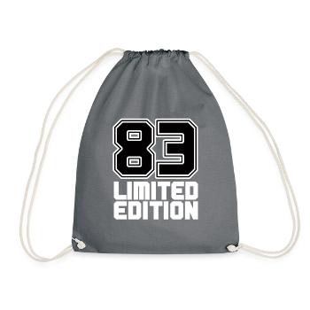 83 Limited Edition - 40 Jahre - Turnbeutel - Grau - Vorne