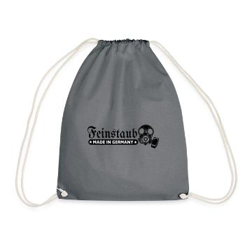 Fine dust Made in Germany - Drawstring Bag - grey - Front