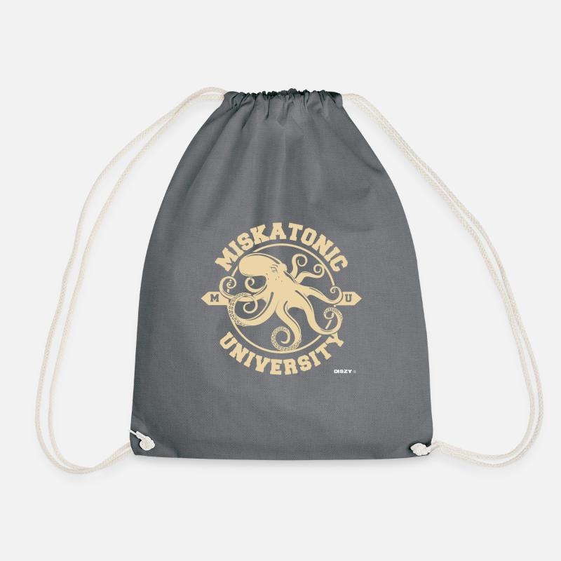 Miskatonic University Logo Tentakel - Turnbeutel - Grau