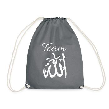 Pour les musulmans ou les adeptes de l’Islam Team Allah - Sac de sport léger - gris - Devant