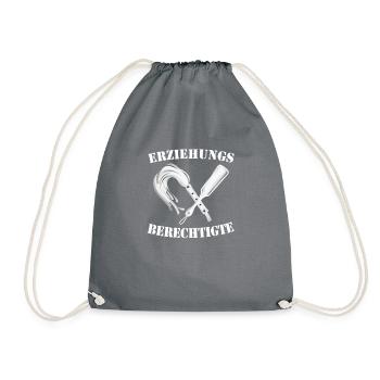 Legal Guardian BDSM Bondage SM T-Shirt - Drawstring Bag - grey - Front