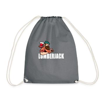 Lumberjack - Bûcheron - Sac de sport léger - gris - Devant