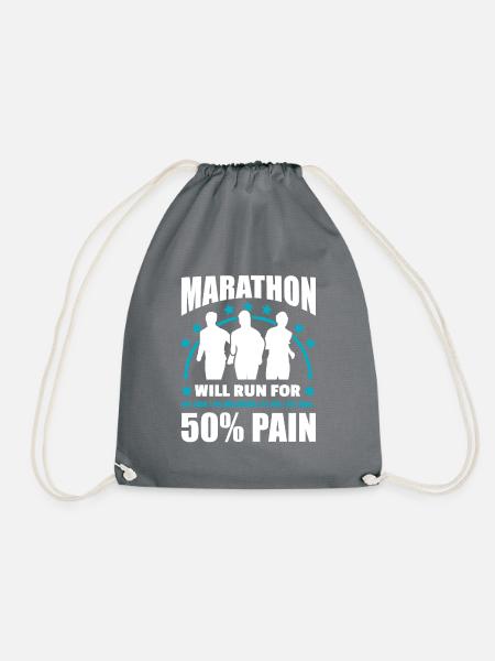 Marathon Running Lauf T-Shirt - Sac de sport léger - gris