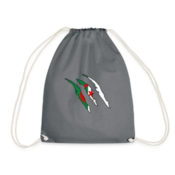 Cadeau griffe natif Algérie Wildland - Sac de sport léger - gris - Devant