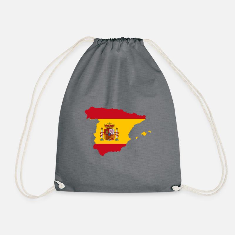 Spain - Spain - España - Drawstring Bag - grey