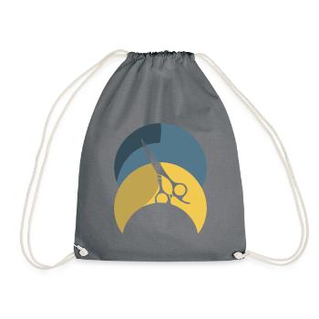 Coiffeur Peigne Coupe de cheveux - Sac de sport léger - gris - Devant