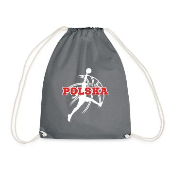 Polen, mein Land! - Turnbeutel - Grau - Vorne