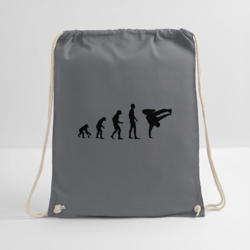Breakdance Evolution Silhouette Turnbeutel