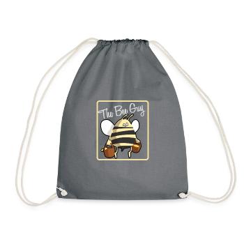 the bee guy - Turnbeutel - Grau - Vorne