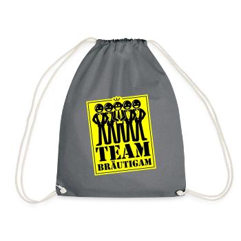 Mariage Marié Enterrement de vie de jeune fille - Sac de sport léger - gris - Devant