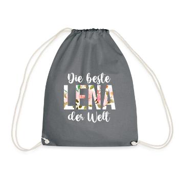 Lena - Turnbeutel - Grau - Vorne