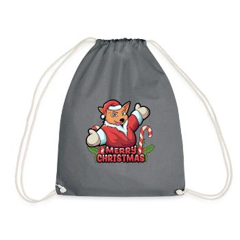 Cadeaux de Noël Noël - Sac de sport léger - gris - Devant
