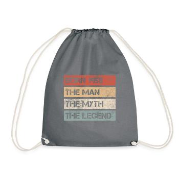 Légende du mythe de l’homme 1958 Cadeau du 65e anniversaire - Sac de sport léger - gris - Devant