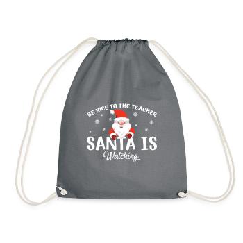 Cadeaux de Noël Noël - Sac de sport léger - gris - Devant