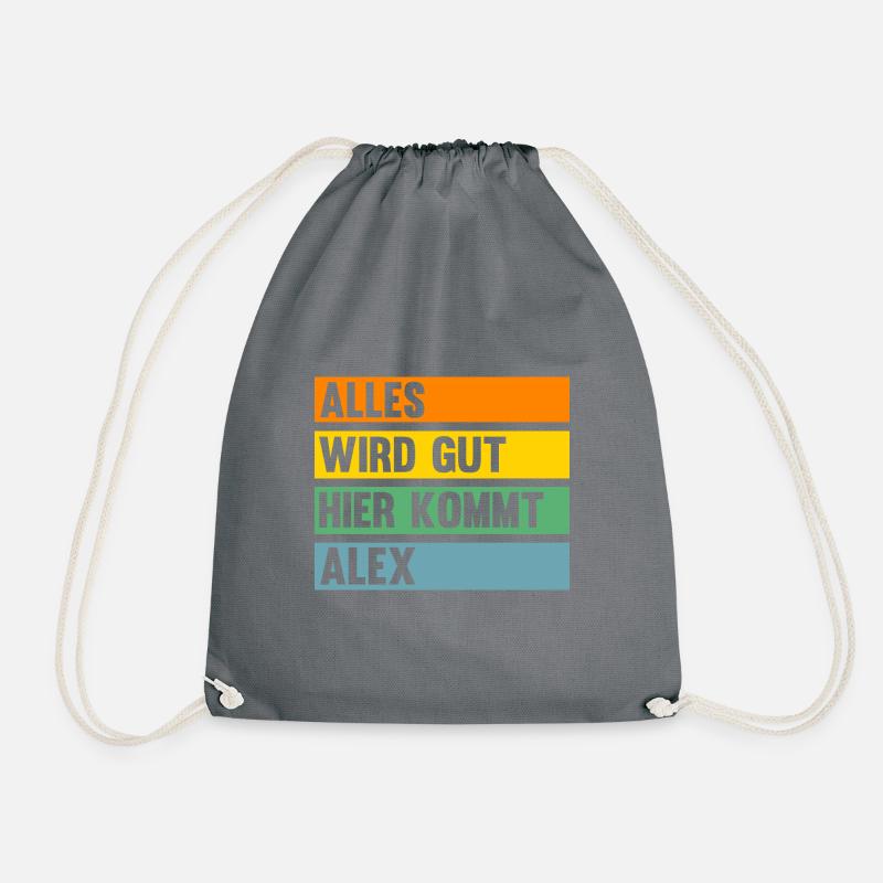 Alex - Turnbeutel - Grau