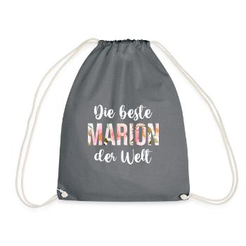 Marion - Turnbeutel - Grau - Vorne