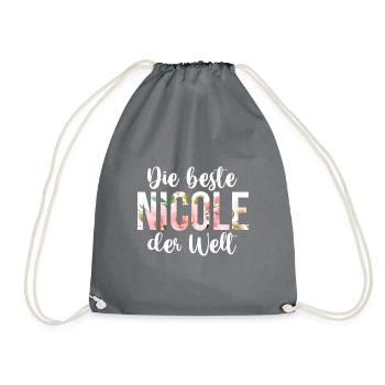Nicole - Turnbeutel - Grau - Vorne