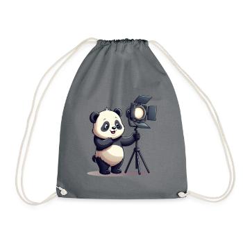 Gaffer Panda - Turnbeutel - Grau - Vorne