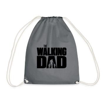 The Walking Dad - Turnbeutel - Grau - Vorne
