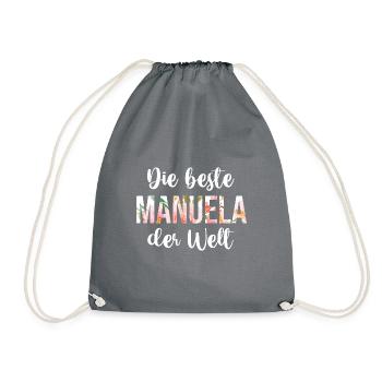Manuela - Turnbeutel - Grau - Vorne