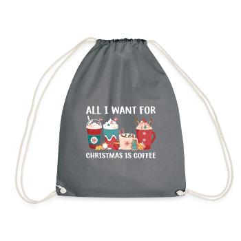 Cadeaux de Noël Noël - Sac de sport léger - gris - Devant