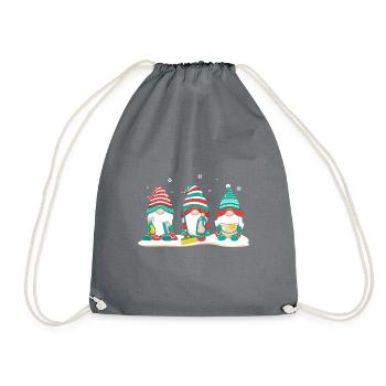 Cadeaux de Noël Noël - Sac de sport léger - gris - Devant