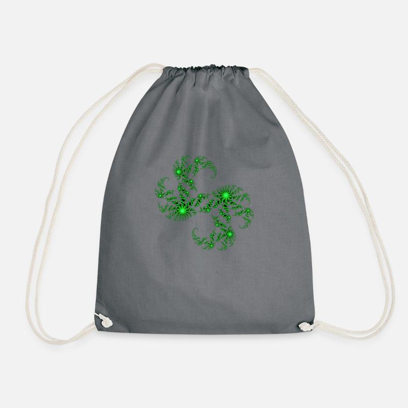 2 Julia Fractals - Drawstring Bag - grey