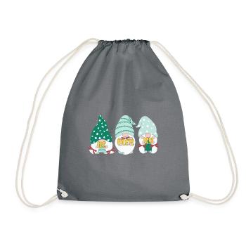 Noël Noël Gnomies - Sac de sport léger - gris - Devant