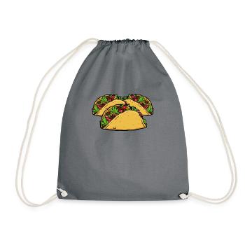 Tacos tacos mexicains fast food piquant espagnol - Sac de sport léger - gris - Devant