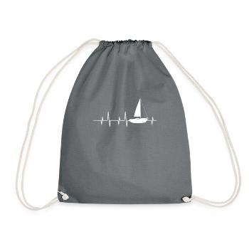 sailiingheart - Sac de sport léger - gris - Devant