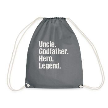 Conception oncle cool - Sac de sport léger - gris - Devant