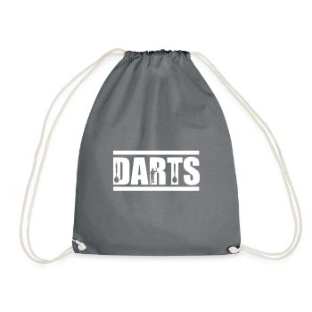 jeu de fléchettes - Sac de sport léger - gris - Devant