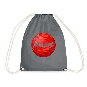 Occupy Mars - Drawstring Bag - grey - Front