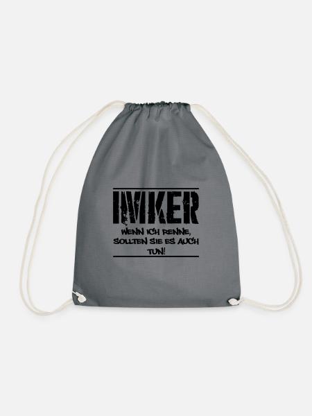 Imker - Turnbeutel - Grau