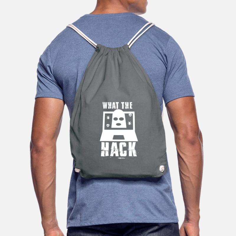 Lustig, was der Hack Hacker oder Computer Geek Geschenk Turnbeutel