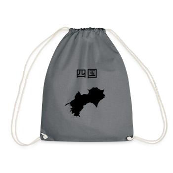 Carte de Shikoku - Sac de sport léger - gris - Devant