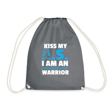 KISS MON CUL SPONDYLITE ANKYLOSANTE - Sac de sport léger - gris - Devant
