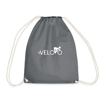 Cadeau vélo vélo vitesse - Sac de sport léger - gris - Devant