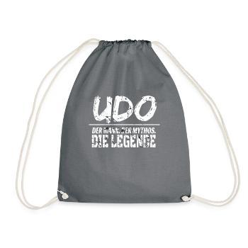 UDO - Turnbeutel - Grau - Vorne