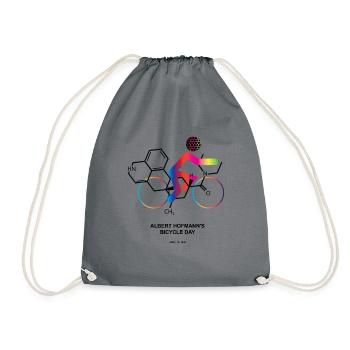 Albert Hofmann's Bicycle Day - Turnbeutel - Grau - Vorne